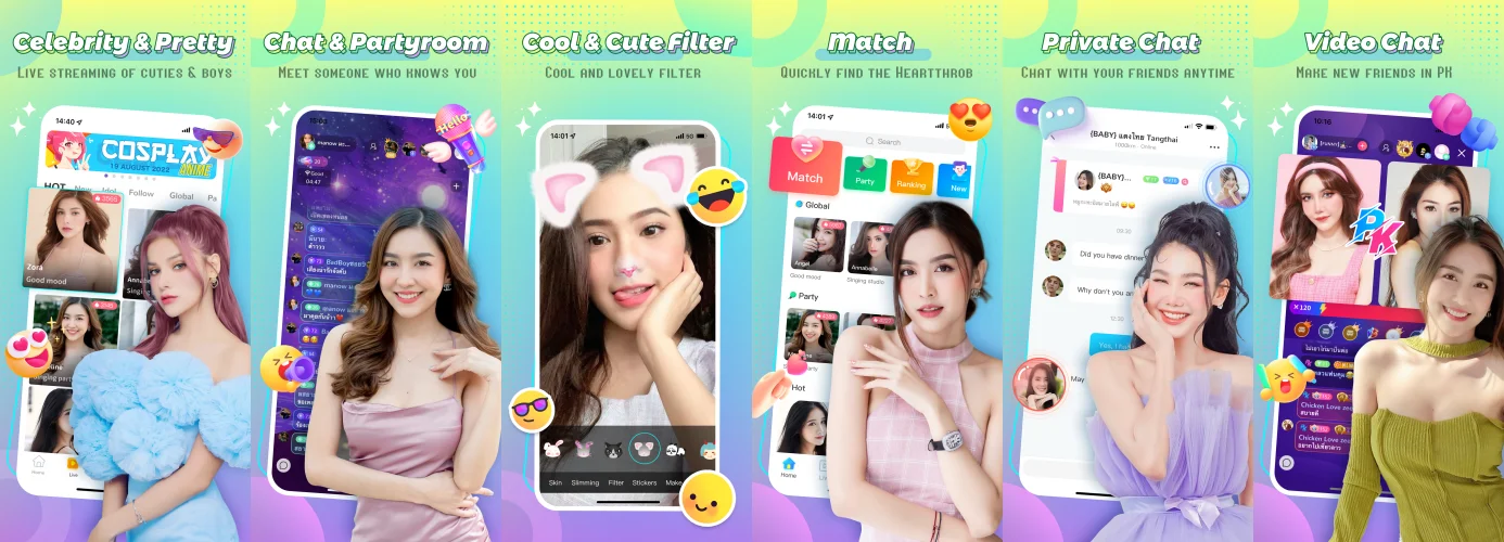 YamiLiveApp live streaming and chat feature preview